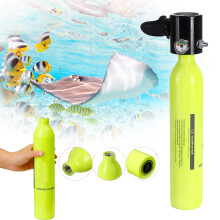 0.5L Mini Scuba Diving Tank Underwater Breathing Bottle Air Oxygen Tank for Swimming Diving Water Sport
