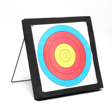 50*50cm Archery Target EVA Foam Board Self Healing Compound Target With Stable Metal Stand