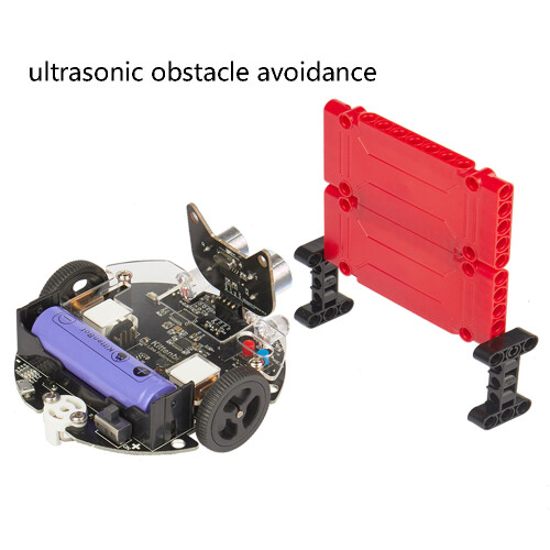 Kittenbot miniLFR DIY Smart RC Robot Car Scratch Program Tracking Obstacle Avoidance Robot Car Compatible Microbit 2