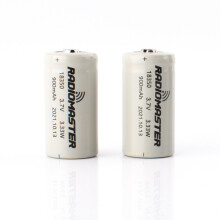 2Pcs RadioMaster 3.7V 900mah 18350 Rechargeable Lithium Battery Pack for Zorro Radio Transmitter