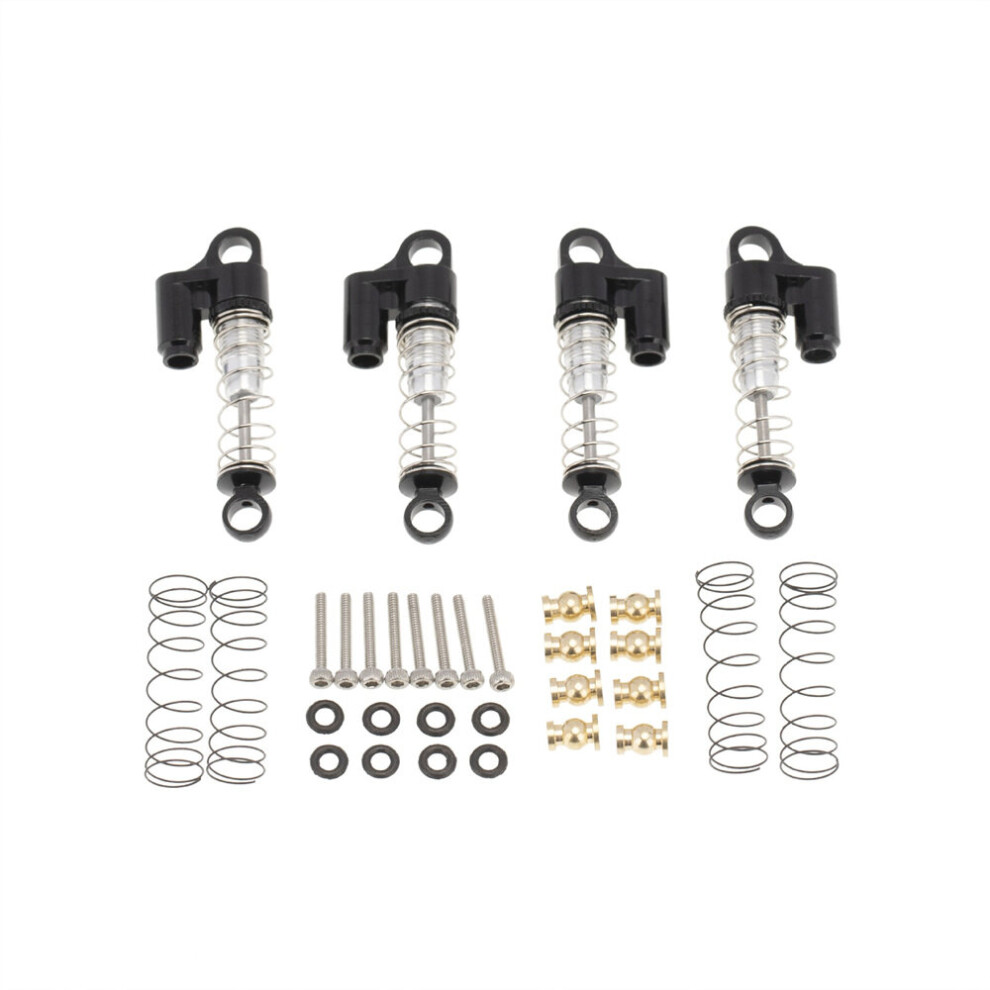 4Pcs 1/24 Metal Shock Absorber For Axial Scx24 90081 Rc Car Parts 703766474282