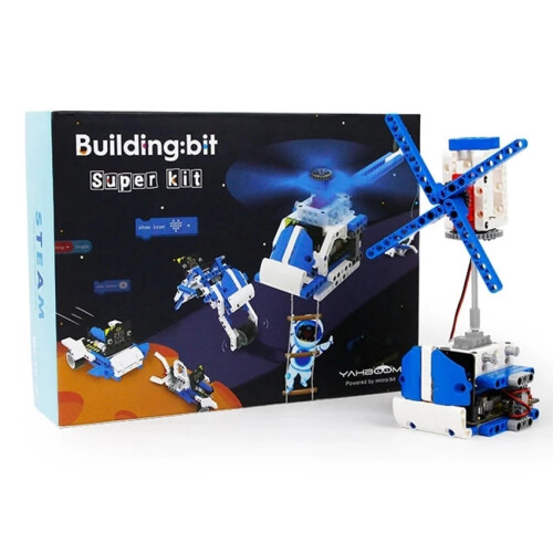 Yahboom Intelligent Microbit Programmable Building Block Robot Kit Python Graphic Assembly Educational RC Robot 2