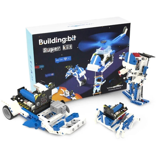 Yahboom Intelligent Microbit Programmable Building Block Robot Kit Python Graphic Assembly Educational RC Robot