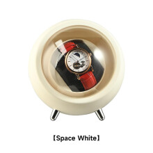 (White) Watch Winder For Automatic Watches Watch Box Automatic Winder Use Usb Cable /with Battery Option