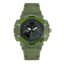 (Green) Sports Watches Military Digital Watch 50m Waterproof Wrist Watch For Man Boys