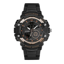 (Rose gold) Sports Watches Military Digital Watch 50m Waterproof Wrist Watch For Man Boys
