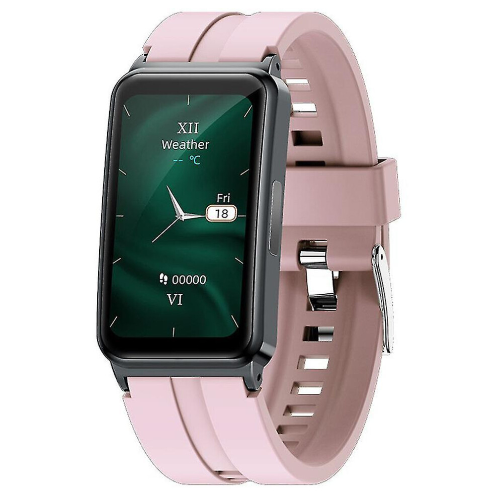 (Pink) Sport Watch Blood Glucose Smart Body Temperature Ecg Hrv Monitoring Fitness Smart Bracelet Spo2 Smartwatch Pink 3247719316481