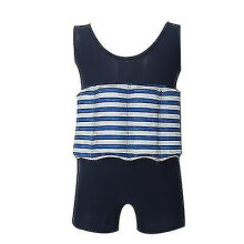 (80 to 90cm, black) Kids Floating Swimsuit, Onepiece Suit, Learning Swimming Equipment