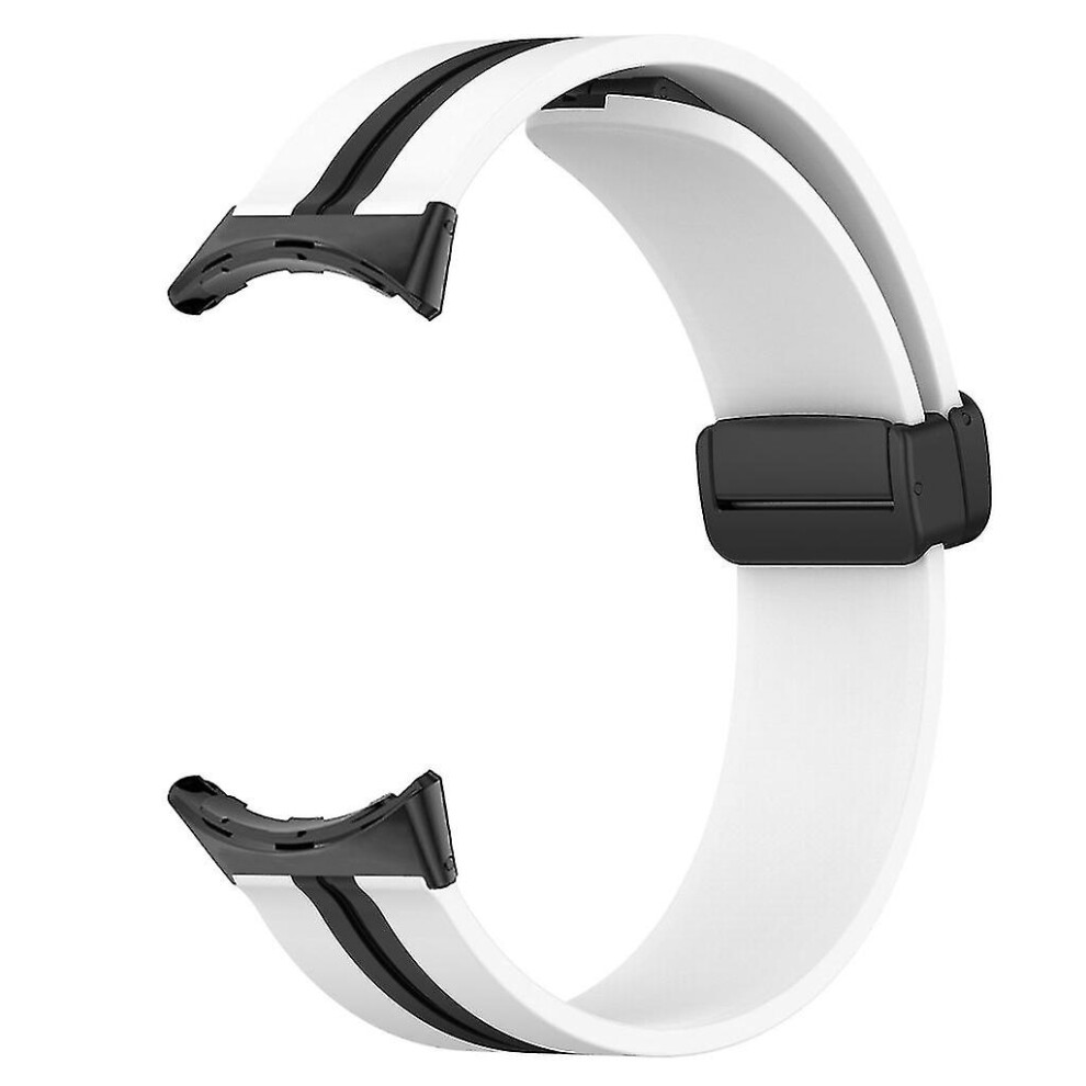 (White Black) For Pixel Wrist Band No Gap Strap Sweatproof Watch Silicone Breathable-Bracelet White,Black 3247719316610
