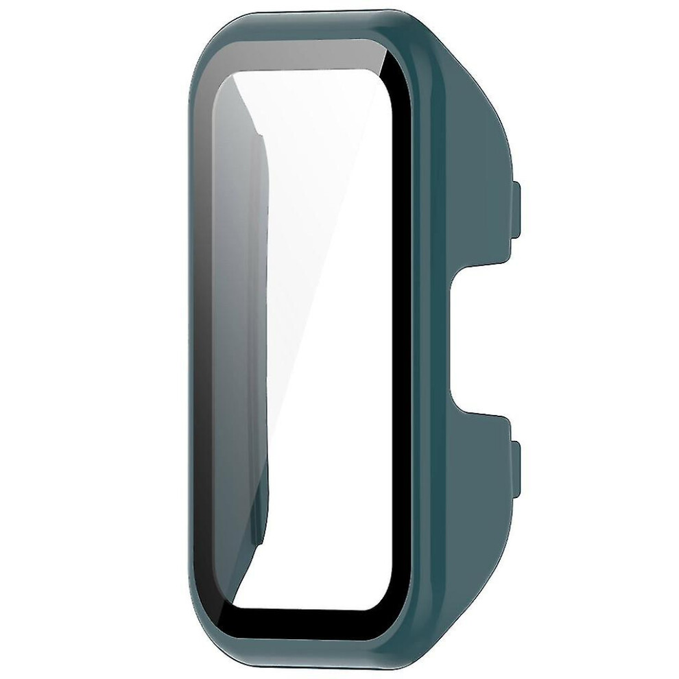 (Pine Needle ) Watch Tempered Film For Band 8 Screen Bumper-Shell Protector-Shockproof Housing Green 3247719316672