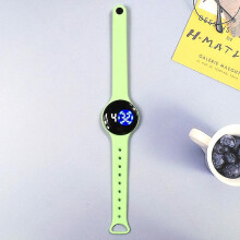 (Mint Green) Kids Digital Sport Watch Outdoor Waterproof Watch Electronic Wristwatch Cute Colorful For Boys And