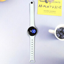 (Light Blue) Kids Digital Sport Watch Outdoor Waterproof Watch Electronic Wristwatch Cute Colorful For Boys And