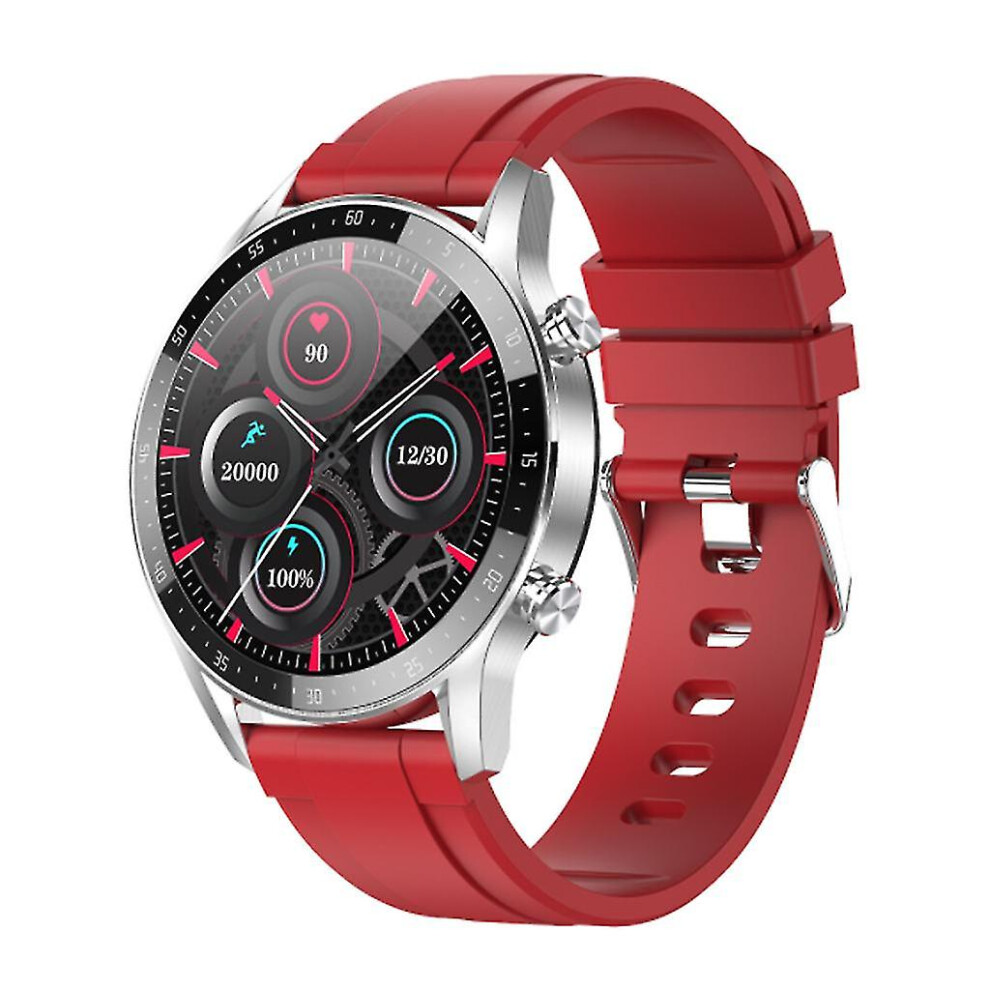 (Red) Lw08 Smartwatch Waterproof Fitness Tracker Heart Rate Sleep Monitor Step Counter Red 3247719318201
