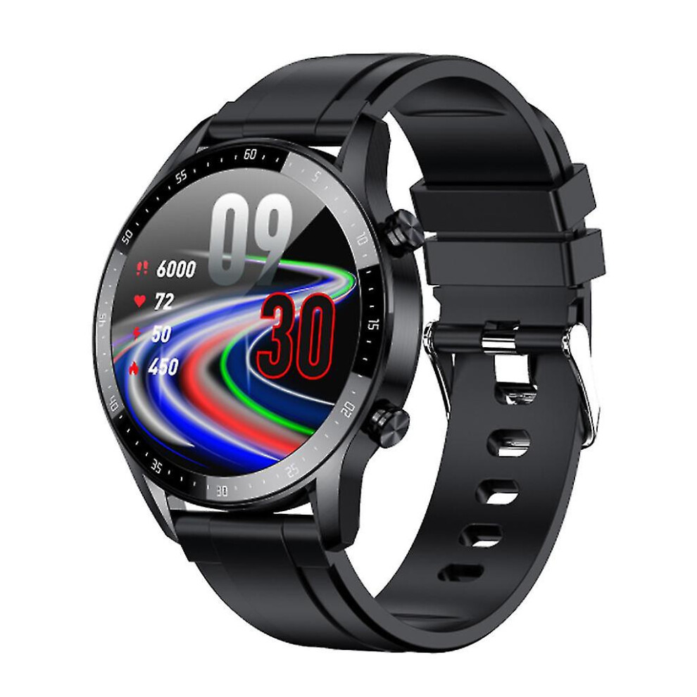 (Black) Lw08 Smartwatch Waterproof Fitness Tracker Heart Rate Sleep Monitor Step Counter Black 3247719318195