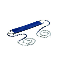 Schommelstoel voor beginners met kettingen | Blauw | Capaciteit van 115 pond | 58"" verzinkte ketting met vinylcoating | Eenvoudige montage en install