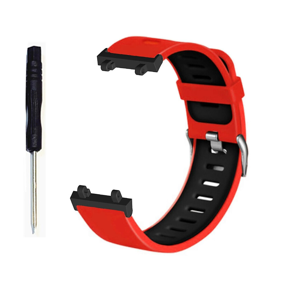 (Red black) For Huamiamazfit For T Rex 2 Adjustable Silica Double Color Strap Wristband Brac-image-OPC-PFVYS96-NEW