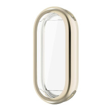 (Pale gold) Shockproof Screen Protector Sleeve Case For Mi-band 8 Housing Anti-scratch Cover