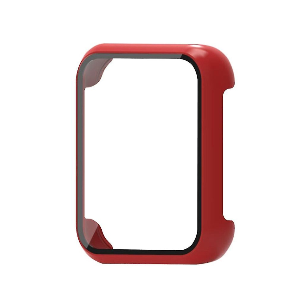 (Red) Protective For Shell With Screen Protector Tempe Film And Pc Cover For Watch Red 3247719323502