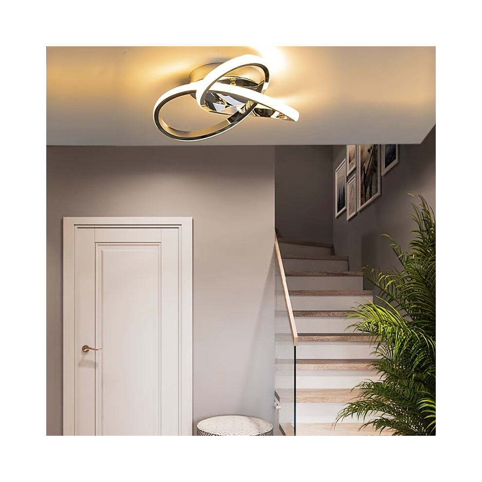 (Aluminum) Modern LED Ceiling Light, Adjustable In 3 Colors, Suitable For All Rooms With 85V-265V, Enhanced With Polishing And Electroplating Processe-image-OPC-PFVYSR9-NEW