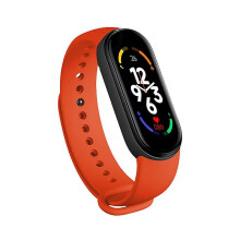 (Red) Children's Wrist Watches Waterproof Adult Kids Tracker Heart Rate Blood Pressure Monitor Smart Bracelet Sport Smartband