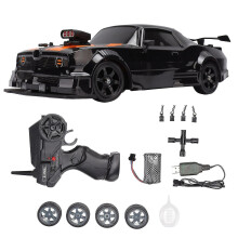 16a04 1/16 Rc Drift Car Simulated 4 Wheel Drive with Led Light Rc Car Toy for Over 6 Entertainment