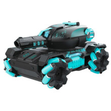 (Handle-3xBattery, Black blue) Gesture Controlled RC Tank Remote Control Car Toy Adult Teenager Birthday Gift