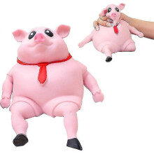 Piggy Squeeze Toy Novelty Cute Squishy Toy Pink Pig Gifts for Kids