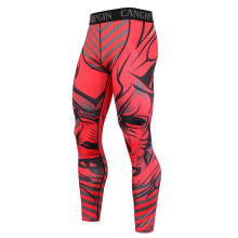 (M, Trousers KC191) Tights men's sports basketball leggings high elastic compression pants running training quick-drying fitness pants