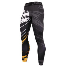 (XXL, Trousers KC192) Tights men's sports basketball leggings high elastic compression pants running training quick-drying fitness pants