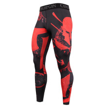 (XXL, Trousers KC190) Tights men's sports basketball leggings high elastic compression pants running training quick-drying fitness pants