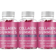 3X Collagen Biotin Gummies for Hair,Skin,Nails,Premium Collagen Vitamin Supplement (supplément de collagène et de vitamines)