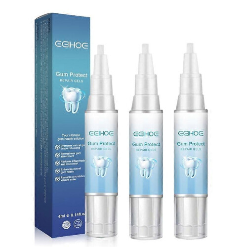 3pcs Gum Repair Gel Rebuilding Strengthen Whiten Remove Breath Inflammation Oral Tooth Bad Protect Anti Gingival Stains Recessio