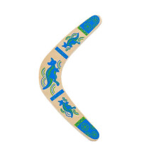 (Kangaroo) Outdoor Boomerang, Wooden Boomerang, Boomerang V-shaped/Tri-wing Games Outdoor Sports Toy Flying Boomerang For Kids Ages Above 10 years old