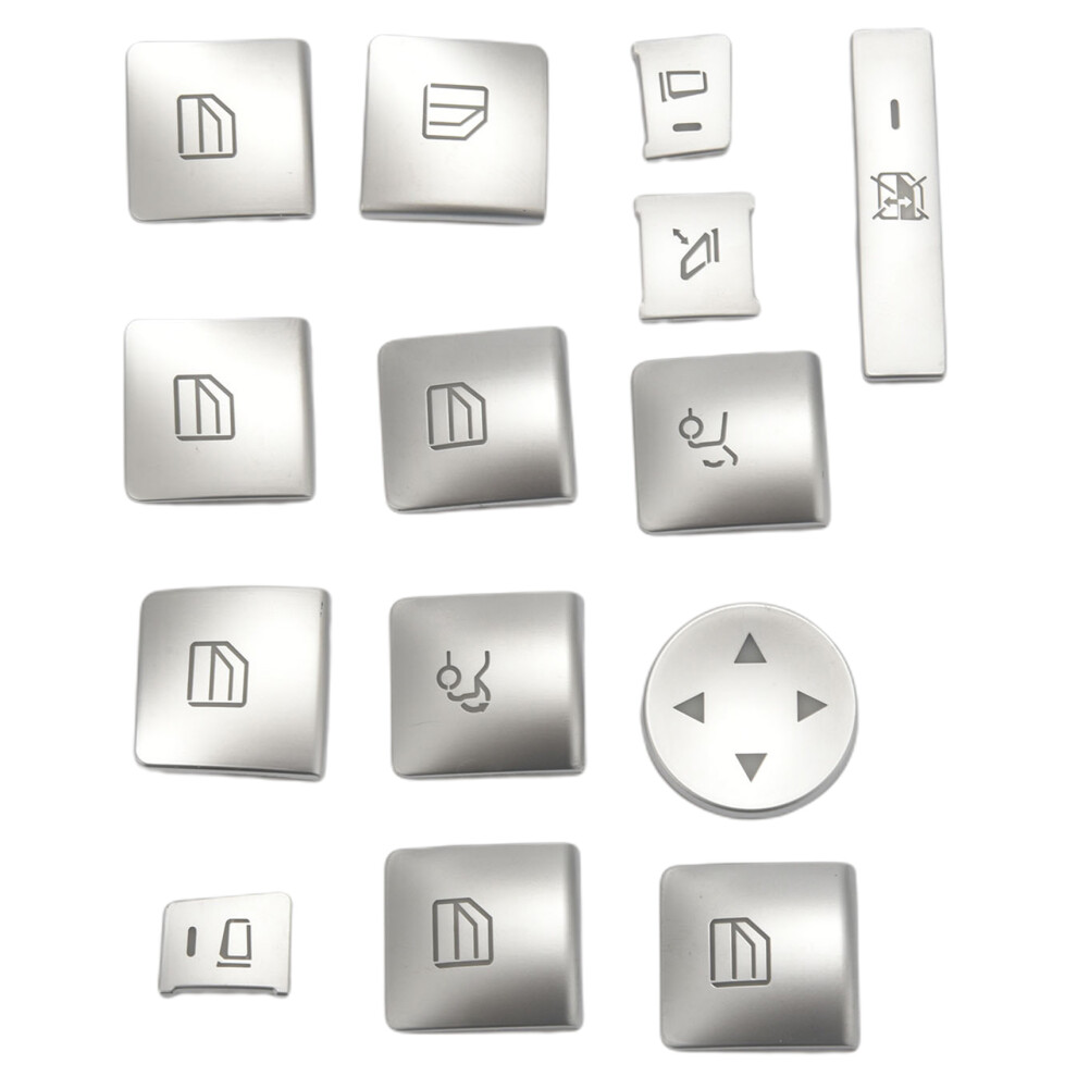 Autocollant de garniture de bouton d'interrupteur de fenêtre d'accoudoir de porte intérieure pour Benz