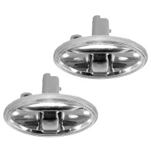 Lot de 2 feux clignotants latéraux blancs pour C2 Elysee, 307 et 206