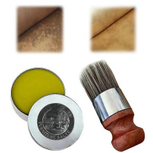 Vintage Furniture Salve for Leather, Furniture Salve Leather Salve with Bristle Brush for Home
