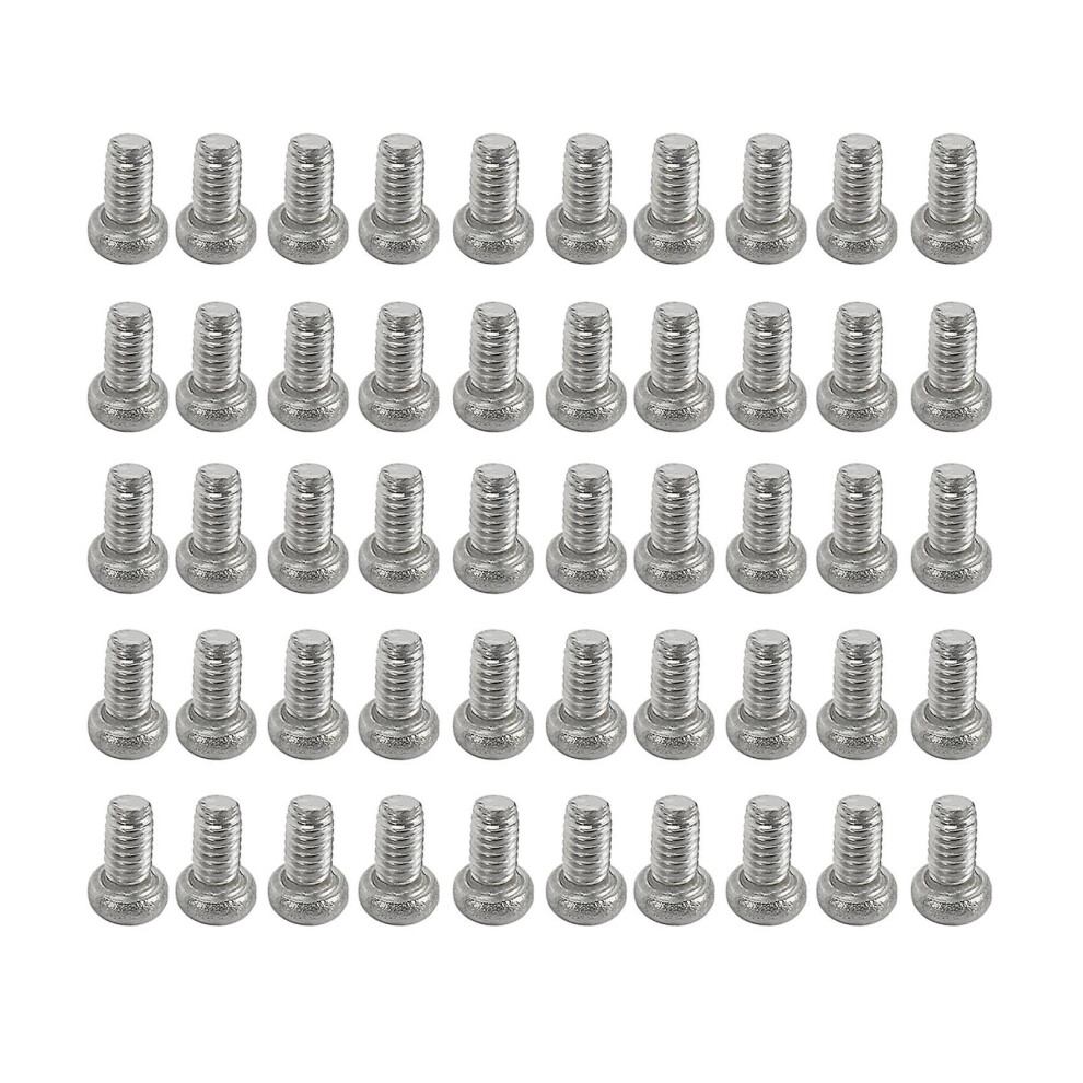 60Pcs M2 X 4Mm 304 Stainless Steel Phillips Round Head Screws Bolt 8795863233048
