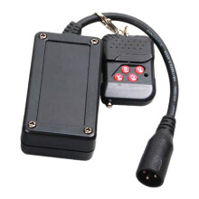 Tragbare 3-polige XLR-Fernbedienungsempfänger für Nebelmaschine – 400 W, ca. 10 m Reichweite, DJ-Bühnencontroller