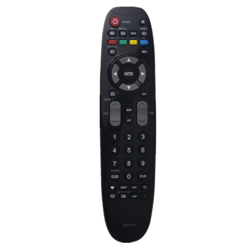 Télécommande RL67H-8 pour Changhong – compatible LED32C2000H et LED29B1000S – sans programmation, noir ABS