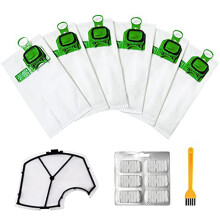 Kit de sacs d'aspirateur Kobold VK140 VK150-B - 6 sacs, filtre moteur, 6 parfums, brosses de nettoyage