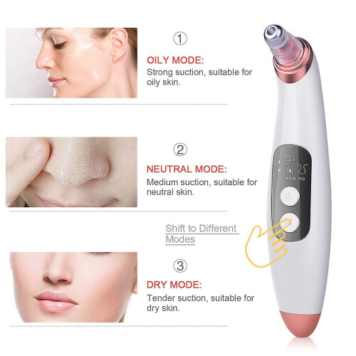Blackhead Remover Vacuum Pore Cleaner With Camera - Acne Extractor Tool Exfoliat 1