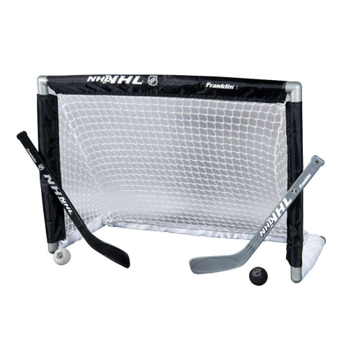 Franklin Sports NHL Σετ Μίνι Χόκεϊ για Νέους - Στόχος, Ράβδοι + Μπαλάκια
