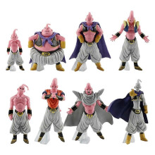 8Pcs/set Majin Buu Figures,Goku Figure Anime Classic Characters Model Gift for Kids Boys Girls