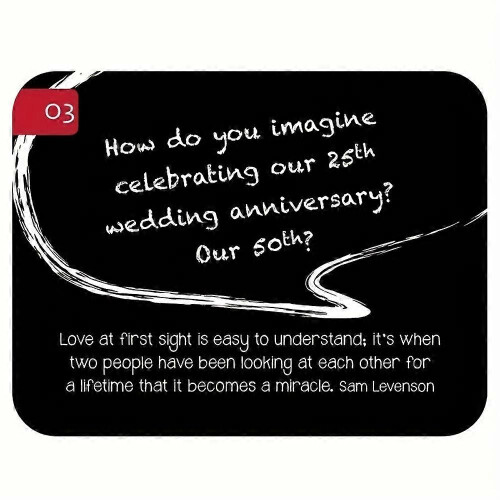Couples Dialogue Game  88 Great Conversation Starters for Husbands and Wives Card Game 2