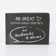 Couples Dialogue Game 88 Great Conversation Starters for Husbands and Wives Card Game