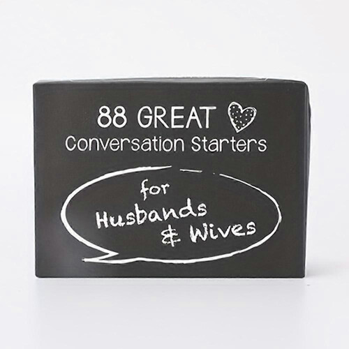 Couples Dialogue Game  88 Great Conversation Starters for Husbands and Wives Card Game