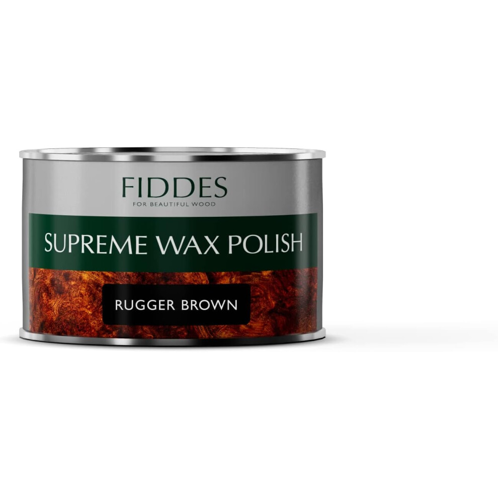 Fiddes Supreme Wax Polish 400 Ml, Rugger Brown 8000000000125