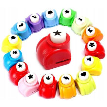 Hole Punch Craft Set, Punch Shape Craft Scrapbook Supplies Shape Different Styles Randomly