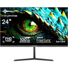Minifire 24 inch Curved Gaming Monitor 180Hz, 1ms, 130% sRGB,