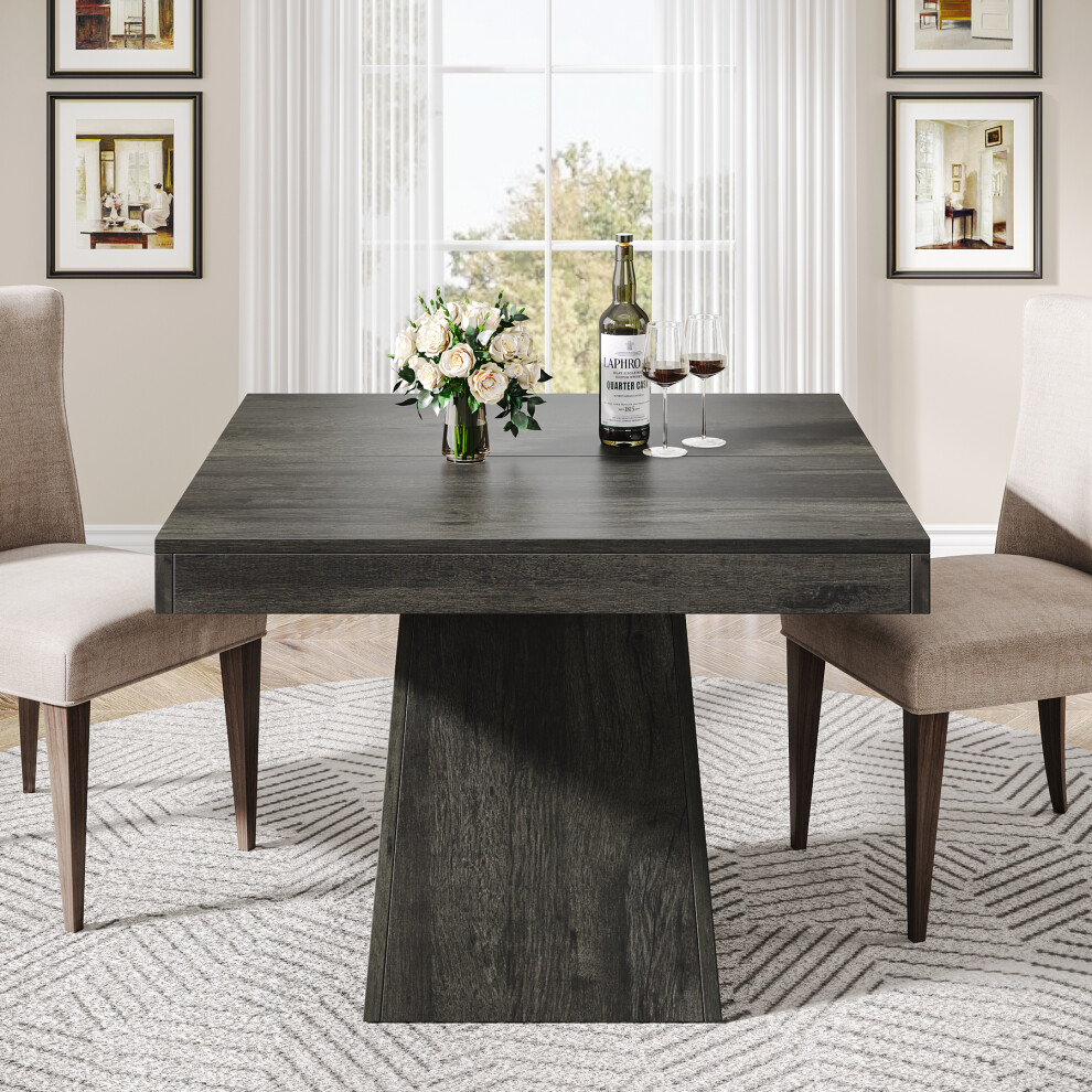 Tribesigns Dining Table for 4, Square Kitchen Table Small Dinner Table